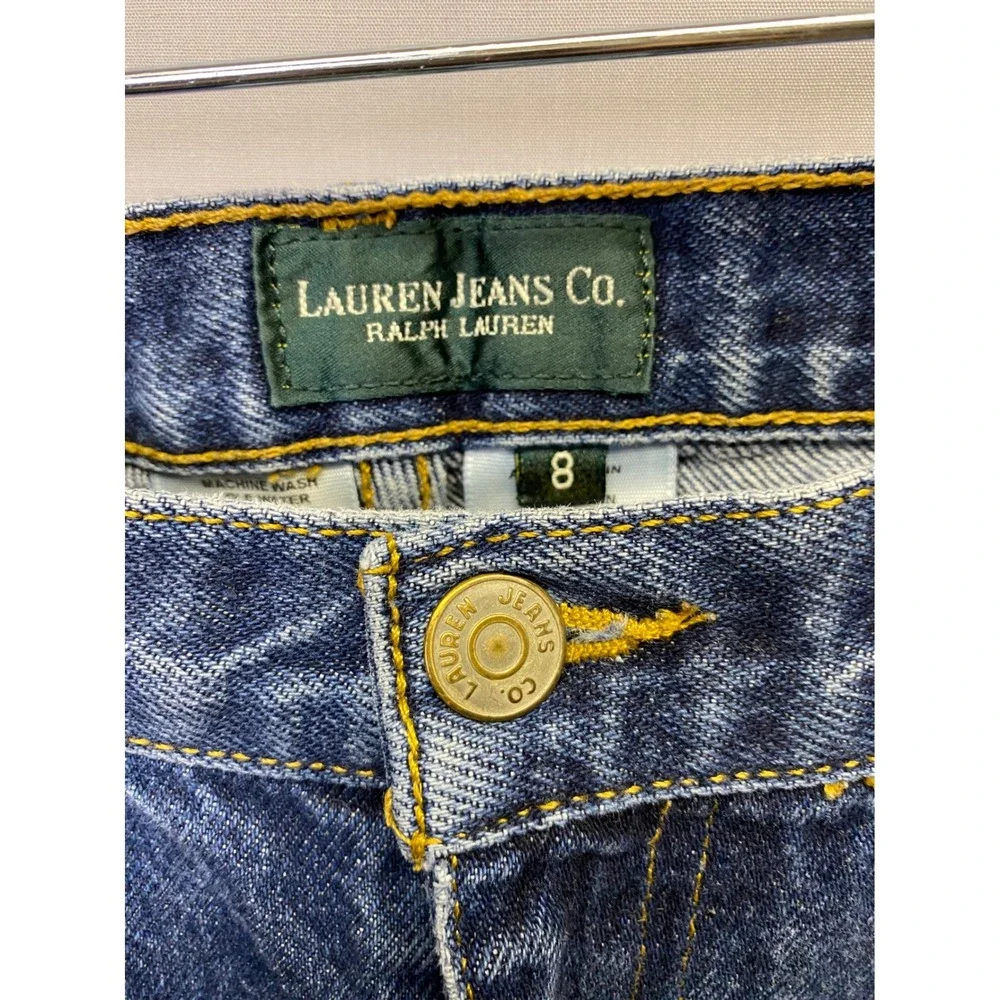 Lauren‎ Ralph Lauren Jeans Women's 8 Blue Straight Leg Classic Denim Timeless